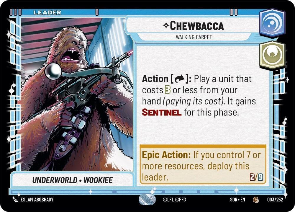  Chewbacca - Walking Carpet (003/252) [Spark of Rebellion] - Trading Card World