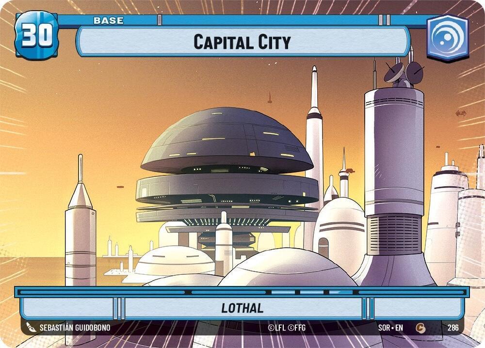  Capital City (Hyperspace) (286) [Spark of Rebellion] - Trading Card World