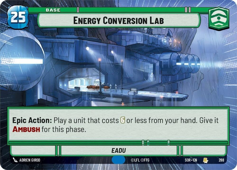  Energy Conversion Lab (Hyperspace) (288) [Spark of Rebellion] - Trading Card World