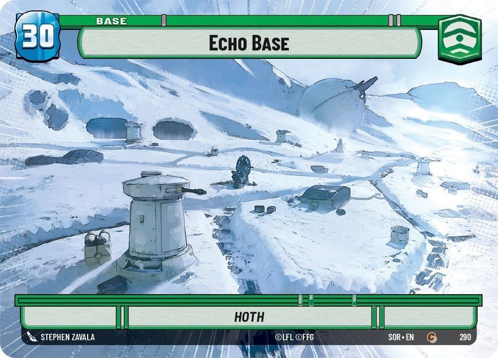  Echo Base (Hyperspace) (290) [Spark of Rebellion] - Trading Card World