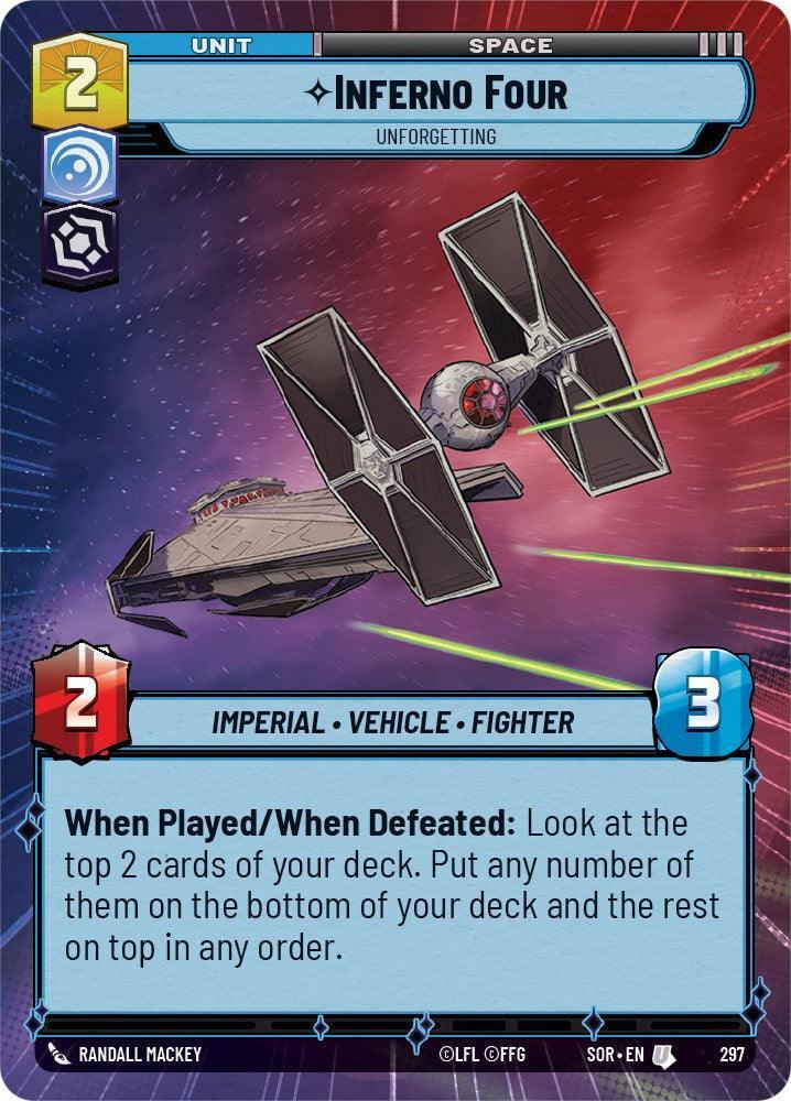  Inferno Four - Unforgetting (Hyperspace) (297) [Spark of Rebellion] - Trading Card World