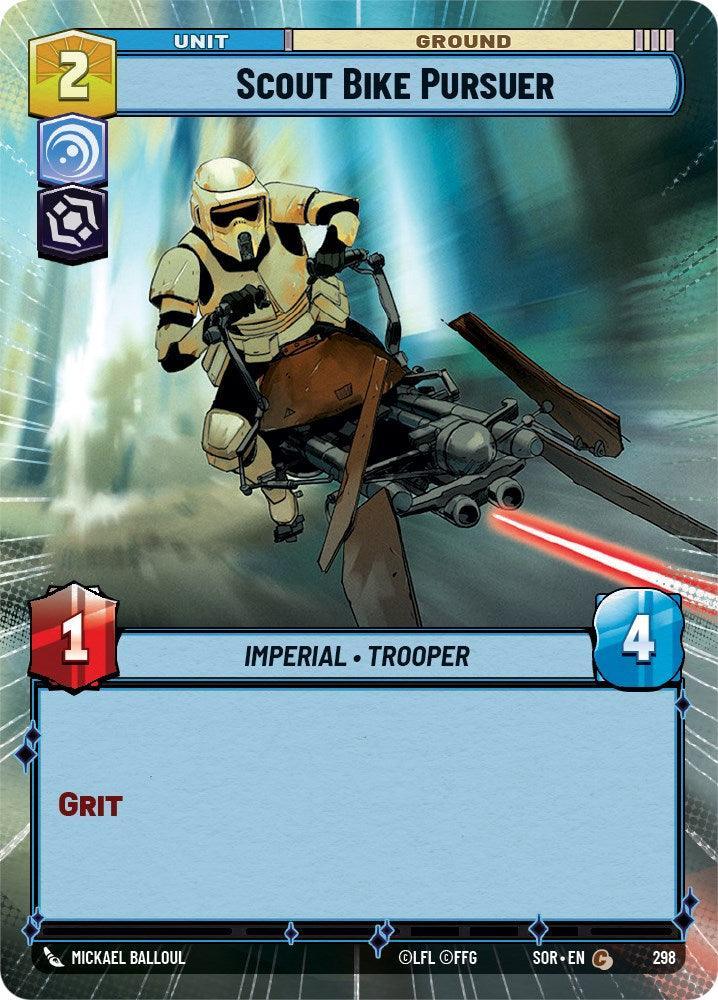  Scout Bike Pursuer (Hyperspace) (298) [Spark of Rebellion] - Trading Card World