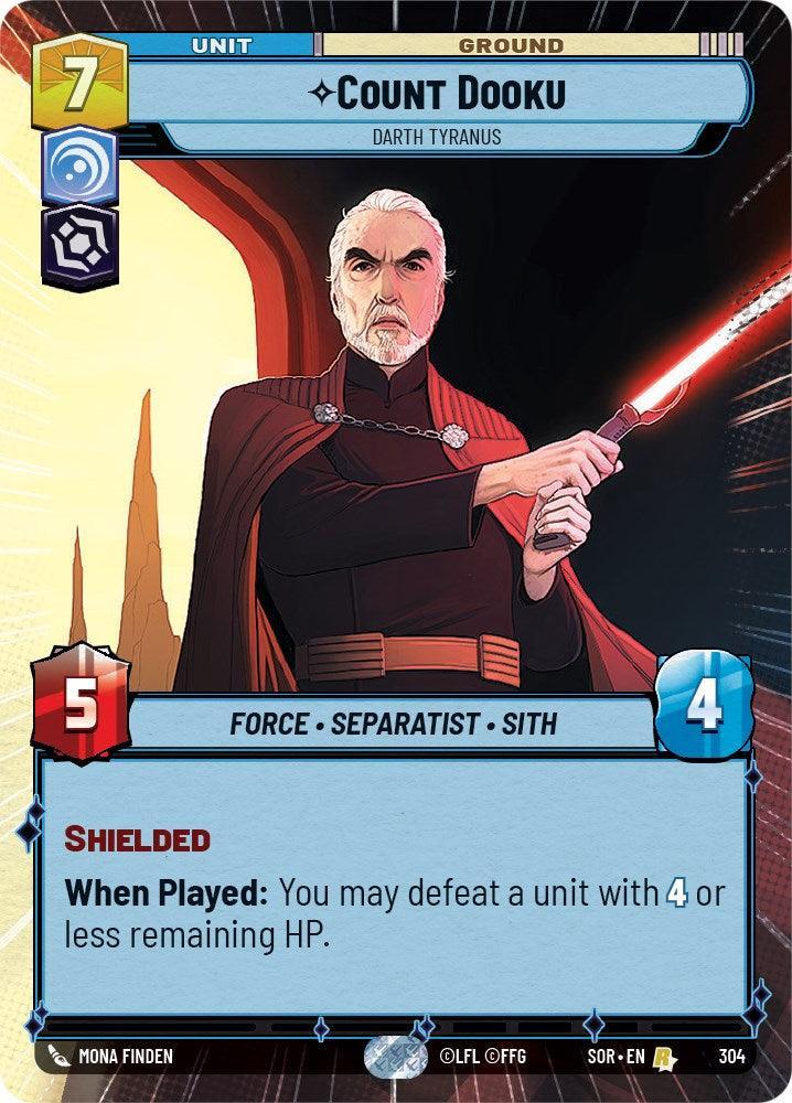  Count Dooku - Darth Tyranus (Hyperspace) (304) [Spark of Rebellion] - Trading Card World