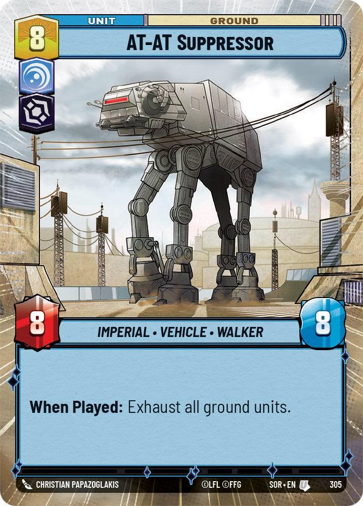  AT-AT Suppressor (Hyperspace) (305) [Spark of Rebellion] - Trading Card World