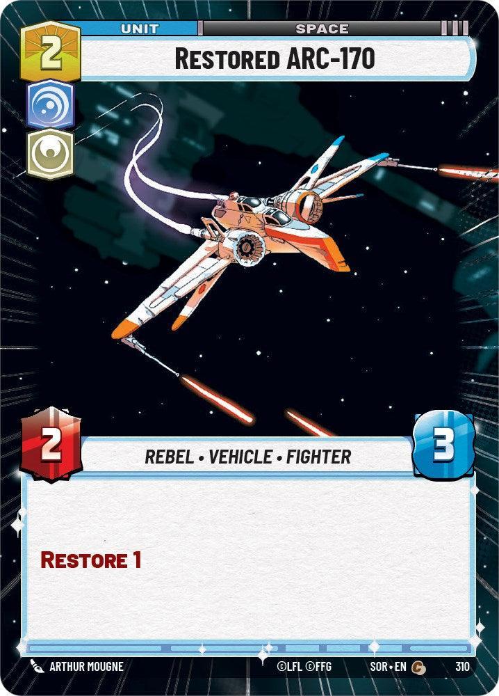  Restored ARC-170 (Hyperspace) (310) [Spark of Rebellion] - Trading Card World