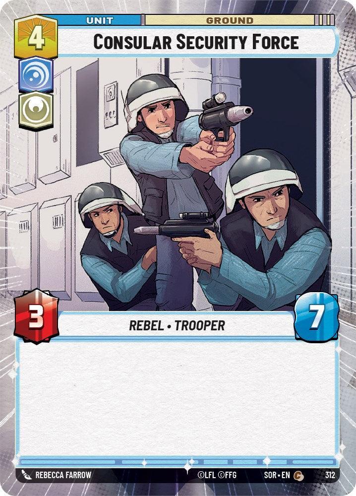  Consular Security Force (Hyperspace) (312) [Spark of Rebellion] - Trading Card World
