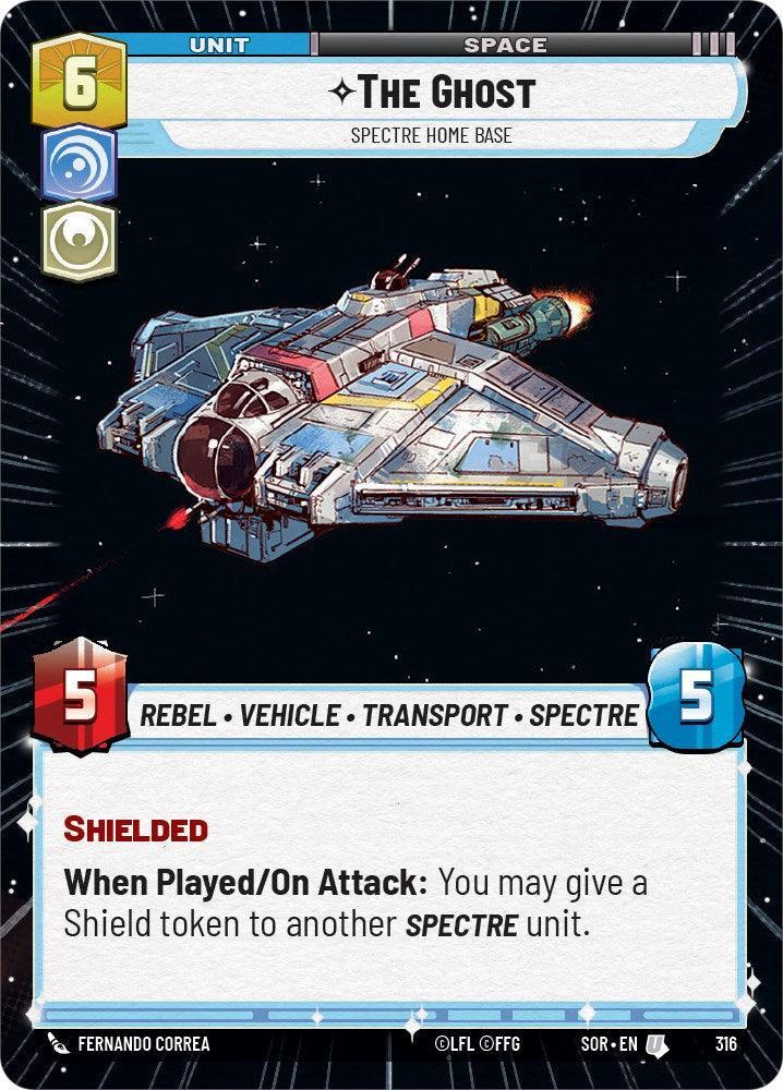  The Ghost - Spectre Home Base (Hyperspace) (316) [Spark of Rebellion] - Trading Card World