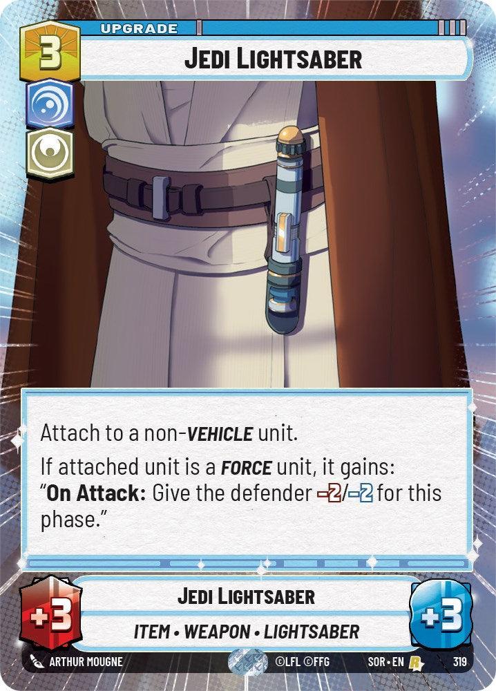  Jedi Lightsaber (Hyperspace) (319) [Spark of Rebellion] - Trading Card World