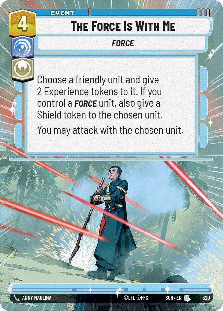  The Force is With Me (Hyperspace) (320) [Spark of Rebellion] - Trading Card World