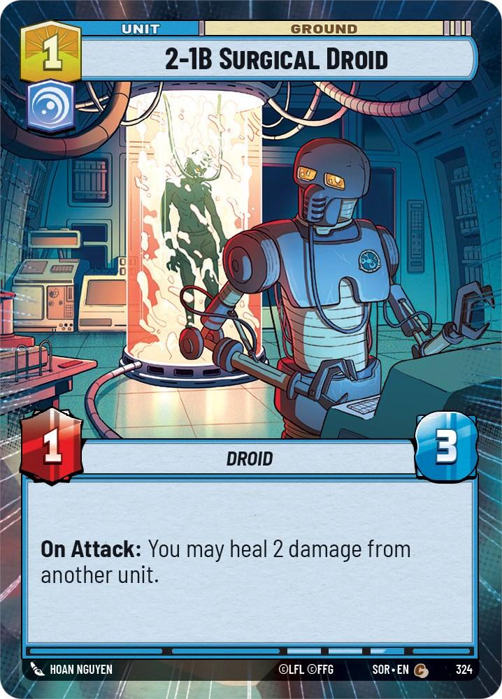  2-1B Surgical Droid (Hyperspace) (324) [Spark of Rebellion] - Trading Card World