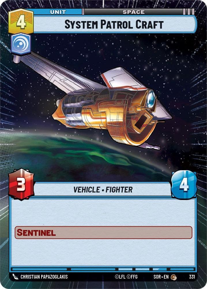  System Patrol Craft (Hyperspace) (331) [Spark of Rebellion] - Trading Card World
