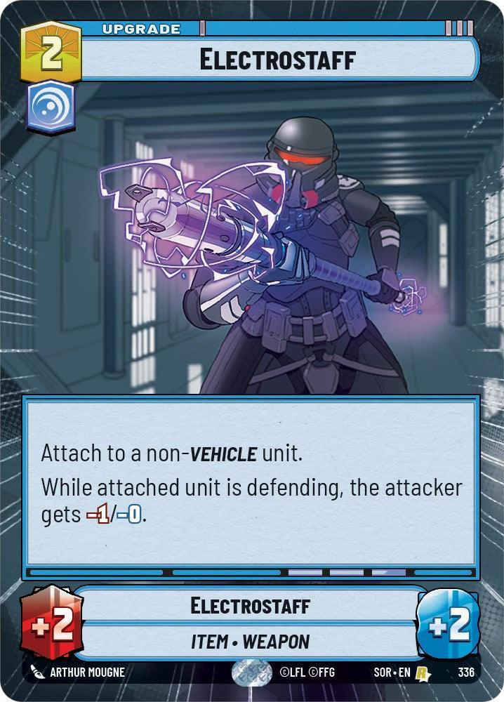  Electrostaff (Hyperspace) (336) [Spark of Rebellion] - Trading Card World