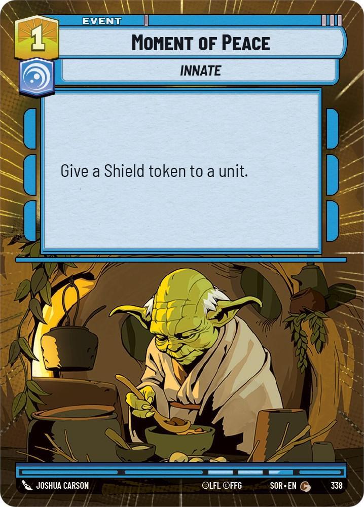  Moment of Peace (Hyperspace) (338) [Spark of Rebellion] - Trading Card World