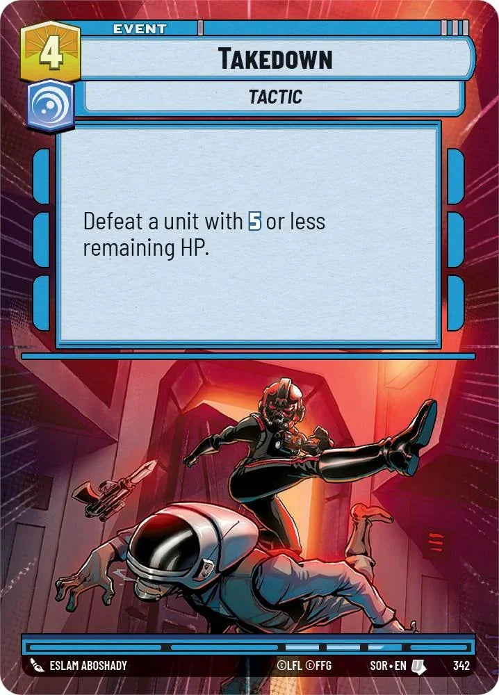  Takedown (Hyperspace) (342) [Spark of Rebellion] - Trading Card World