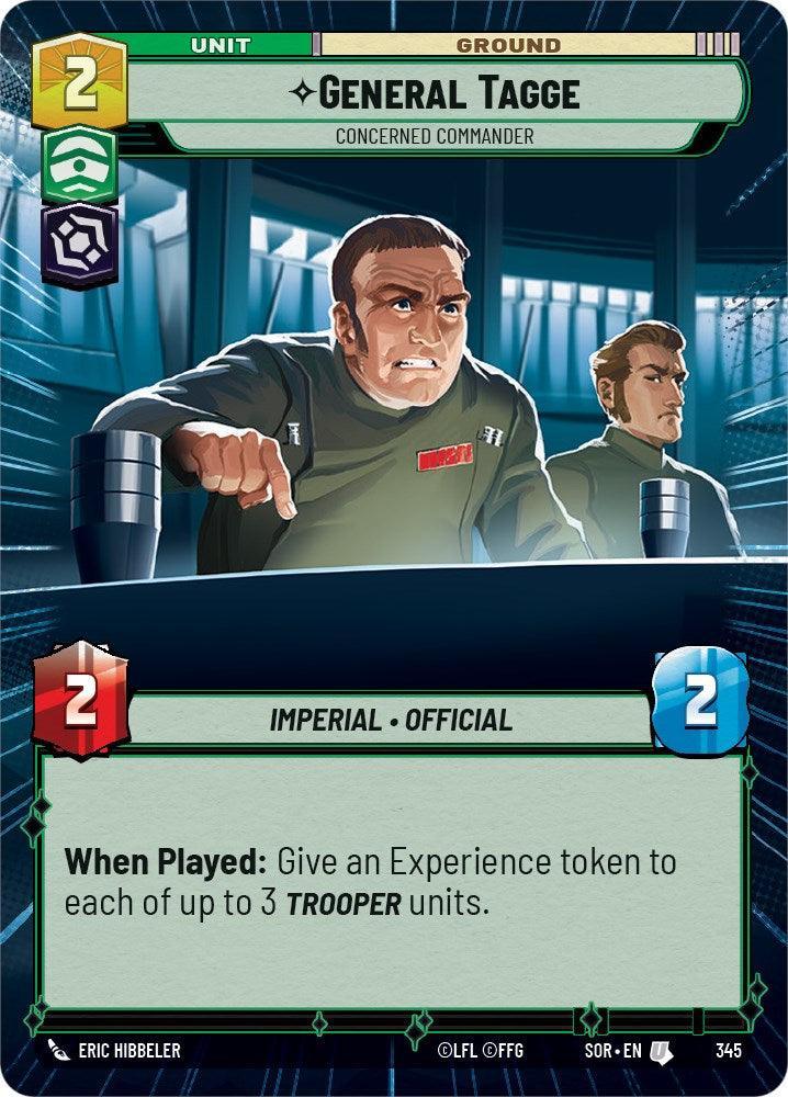  General Tagge - Concerned Commander (Hyperspace) (345) [Spark of Rebellion] - Trading Card World