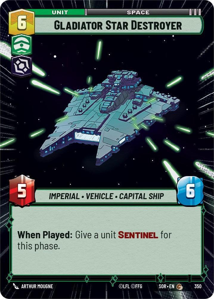  Gladiator Star Destroyer (Hyperspace) (350) [Spark of Rebellion] - Trading Card World