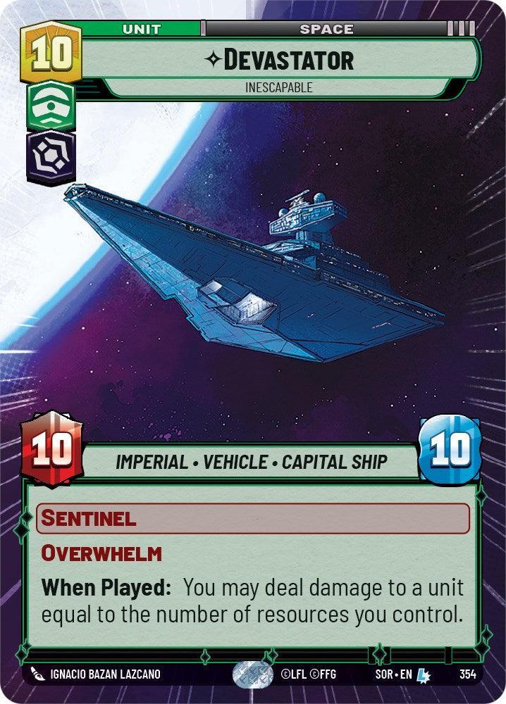  Devastator - Inescapable (Hyperspace) (354) [Spark of Rebellion] - Trading Card World