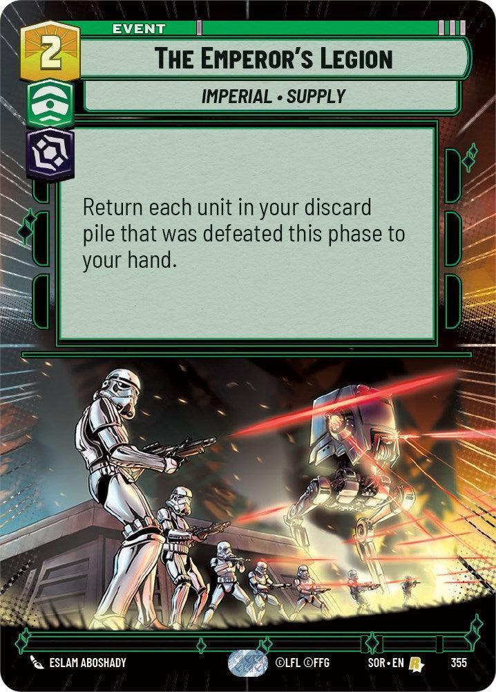  The Emperor's Legion (Hyperspace) (355) [Spark of Rebellion] - Trading Card World