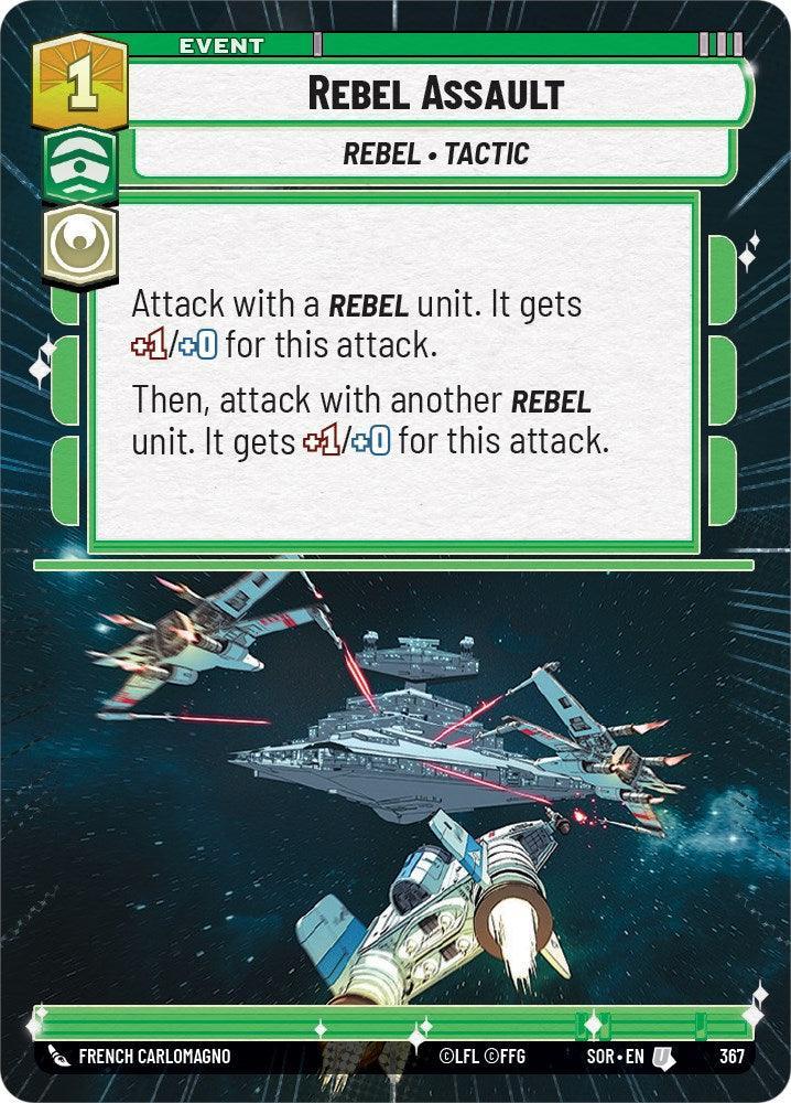  Rebel Assault (Hyperspace) (367) [Spark of Rebellion] - Trading Card World