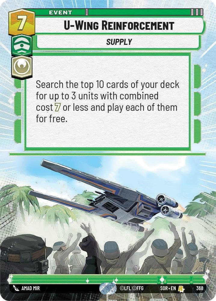  U-Wing Reinforcement (Hyperspace) (368) [Spark of Rebellion] - Trading Card World