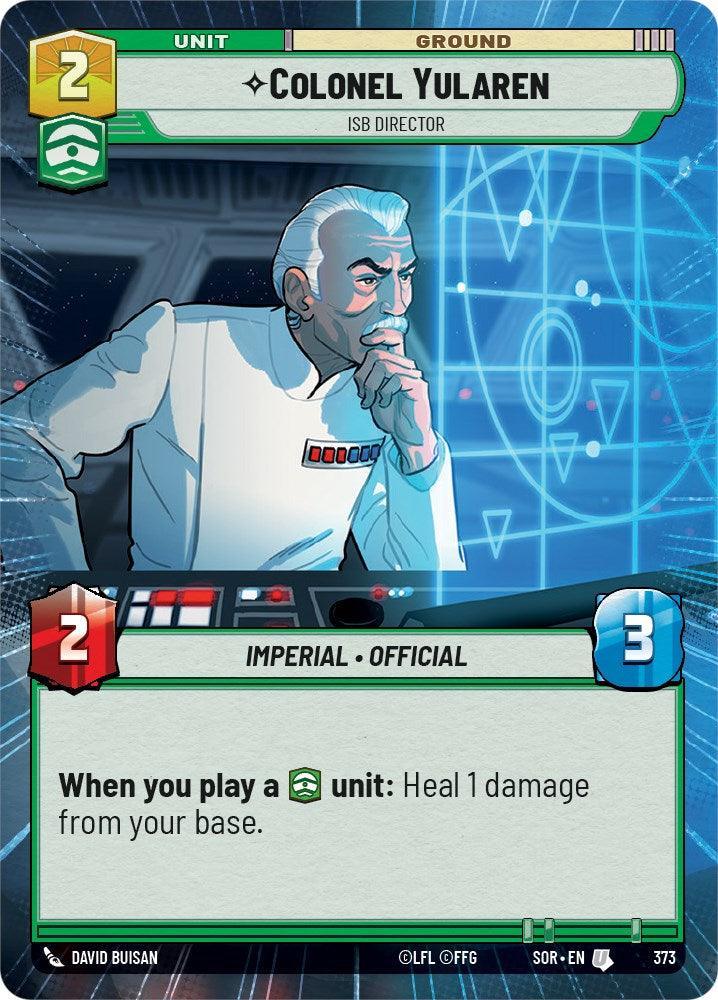  Colonel Yularen - ISB Director (Hyperspace) (373) [Spark of Rebellion] - Trading Card World