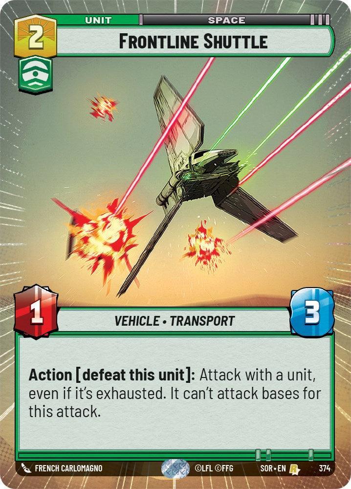  Frontline Shuttle (Hyperspace) (374) [Spark of Rebellion] - Trading Card World