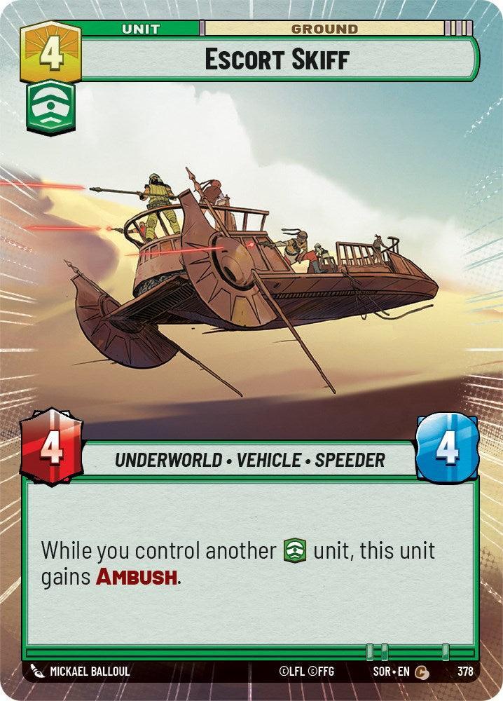  Escort Skiff (Hyperspace) (378) [Spark of Rebellion] - Trading Card World