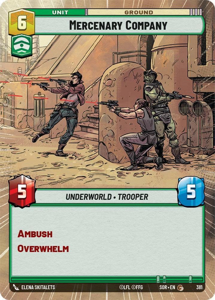  Mercenary Company (Hyperspace) (381) [Spark of Rebellion] - Trading Card World