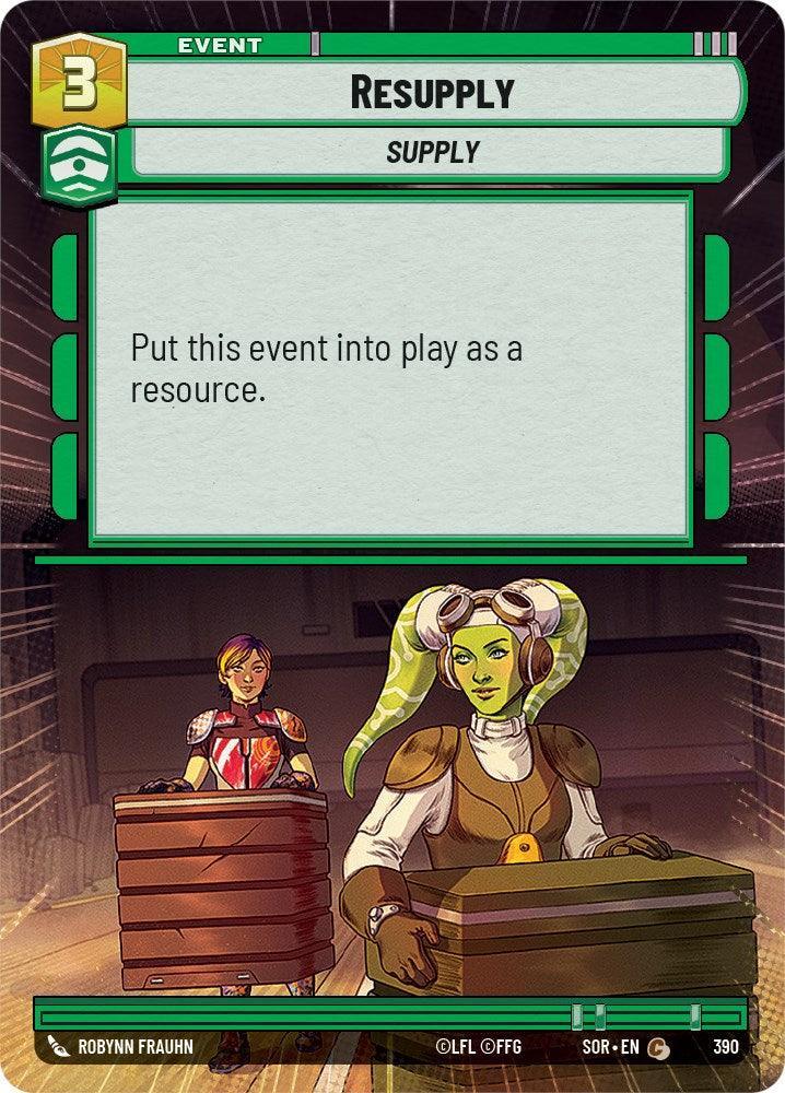  Resupply (Hyperspace) (390) [Spark of Rebellion] - Trading Card World