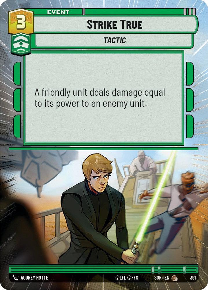 Strike True (Hyperspace) (391) [Spark of Rebellion] - Trading Card World
