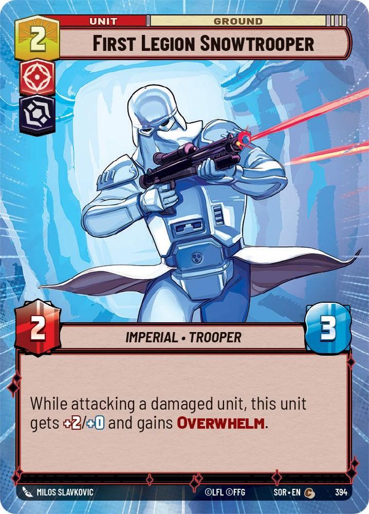  First Legion Snowtrooper (Hyperspace) (394) [Spark of Rebellion] - Trading Card World