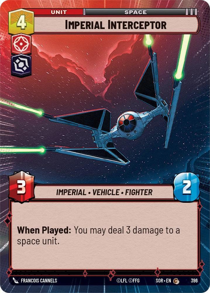  Imperial Interceptor (Hyperspace) (396) [Spark of Rebellion] - Trading Card World