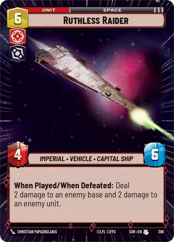  Ruthless Raider (Hyperspace) (398) [Spark of Rebellion] - Trading Card World