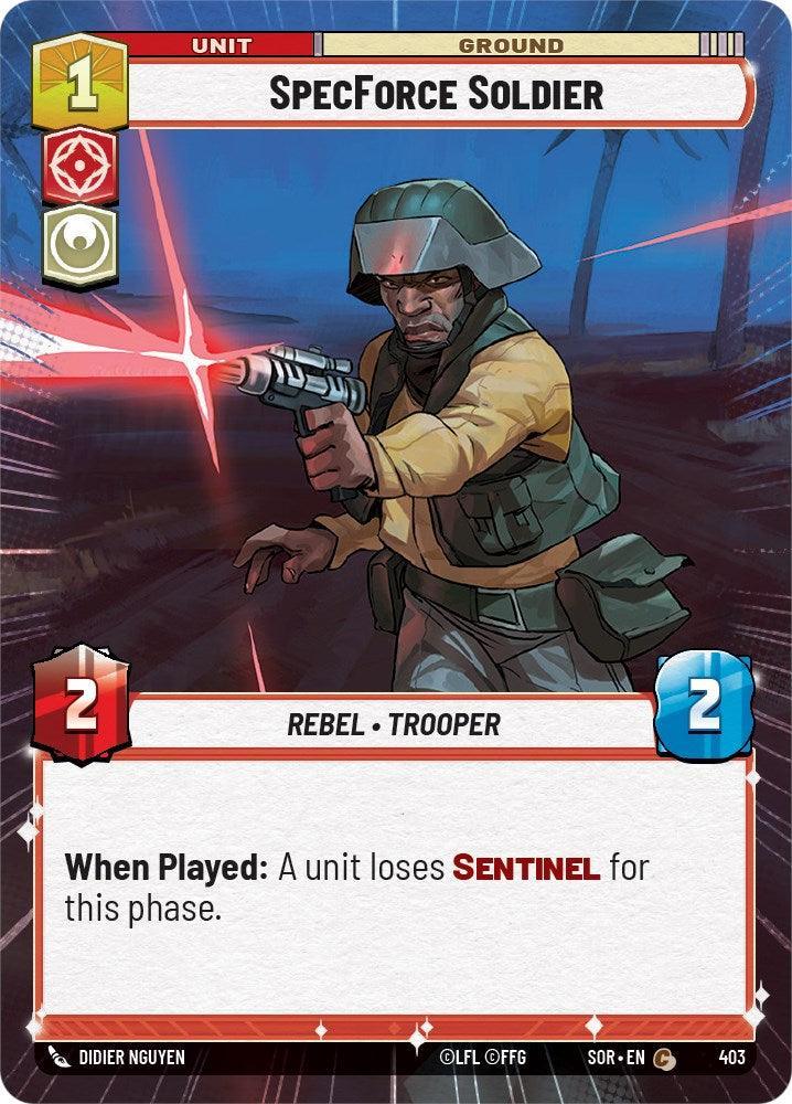  SpecForce Soldier (Hyperspace) (403) [Spark of Rebellion] - Trading Card World