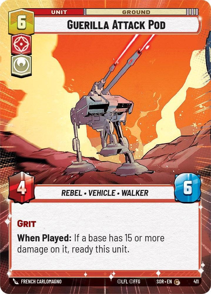  Guerilla Attack Pod (Hyperspace) (411) [Spark of Rebellion] - Trading Card World