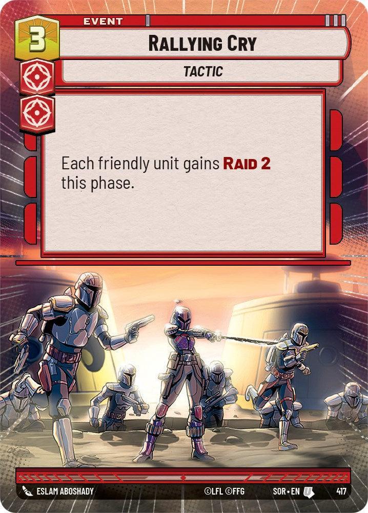  Rallying Cry (Hyperspace) (417) [Spark of Rebellion] - Trading Card World