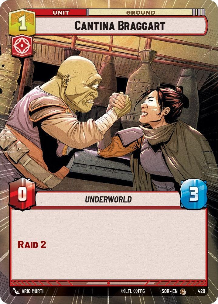  Cantina Braggart (Hyperspace) (420) [Spark of Rebellion] - Trading Card World