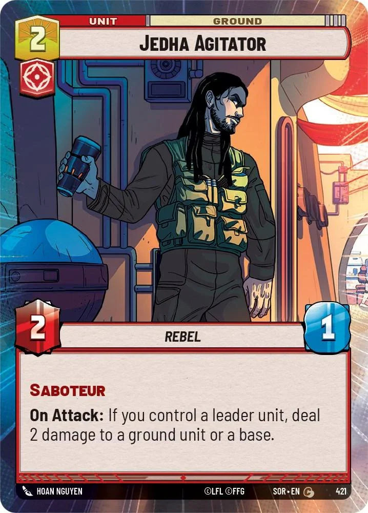  Jedha Agitator (Hyperspace) (421) [Spark of Rebellion] - Trading Card World