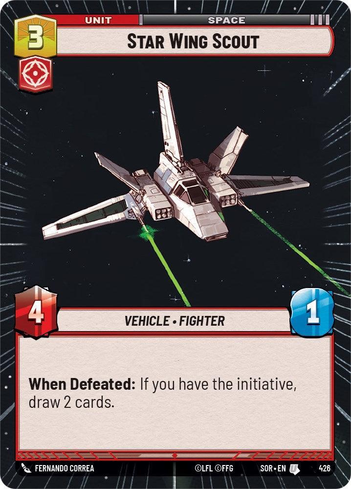  Star Wing Scout (Hyperspace) (426) [Spark of Rebellion] - Trading Card World