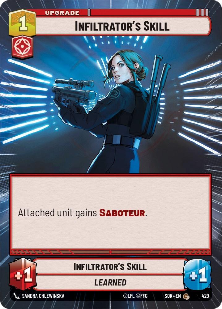  Infiltrator's Skill (Hyperspace) (429) [Spark of Rebellion] - Trading Card World
