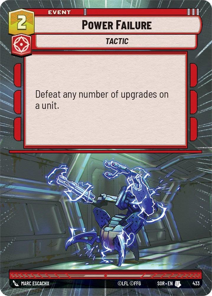  Power Failure (Hyperspace) (433) [Spark of Rebellion] - Trading Card World