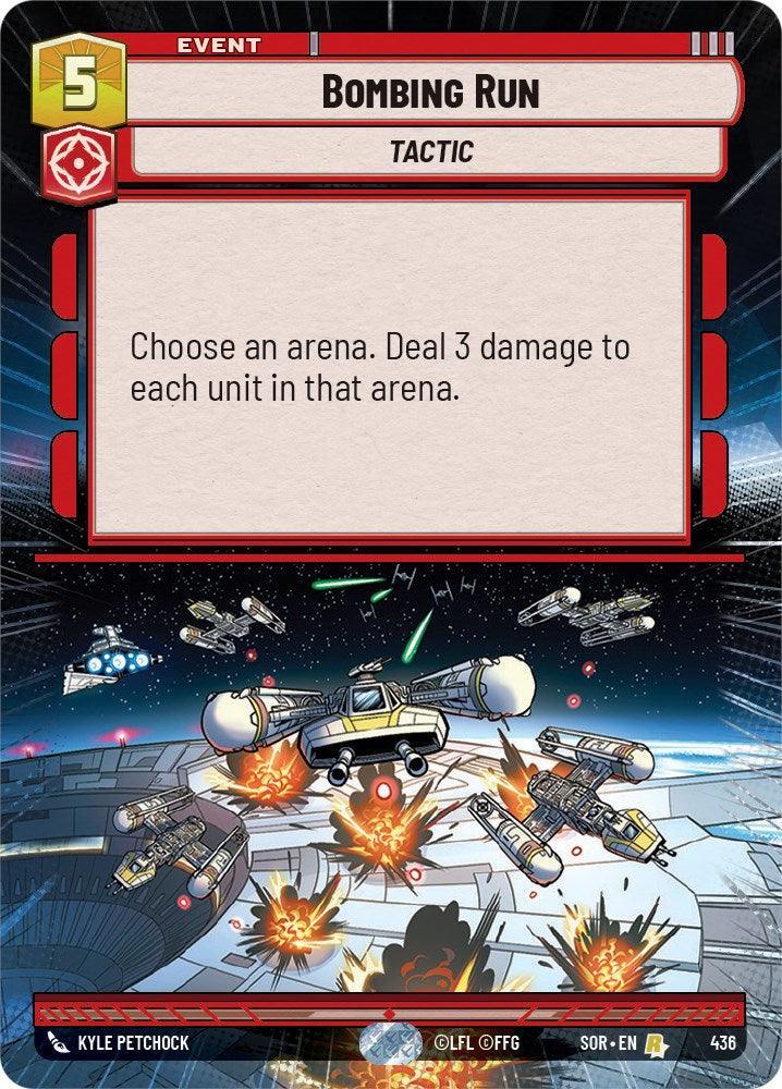  Bombing Run (Hyperspace) (436) [Spark of Rebellion] - Trading Card World
