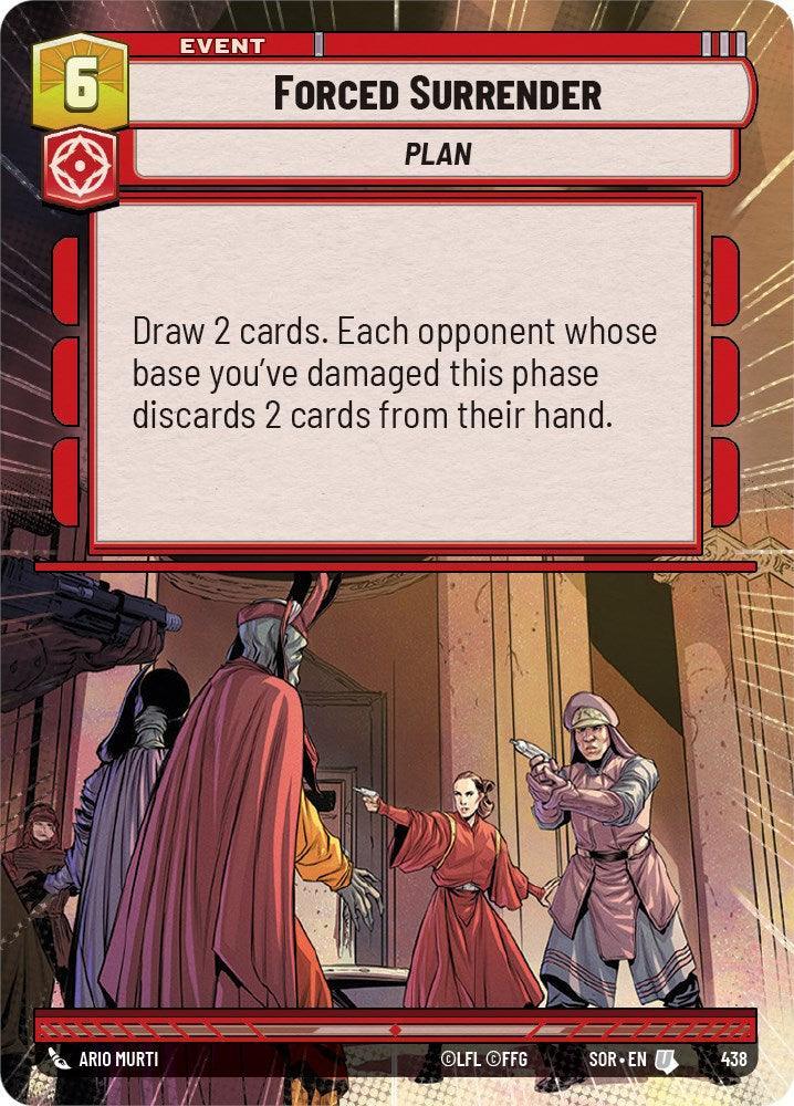  Forced Surrender (Hyperspace) (438) [Spark of Rebellion] - Trading Card World