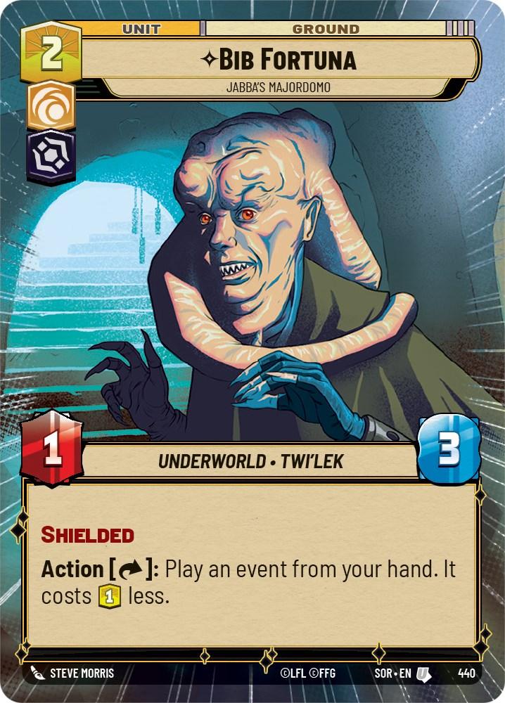  Bib Fortuna - Jabba's Majordomo (Hyperspace) (440) [Spark of Rebellion] - Trading Card World