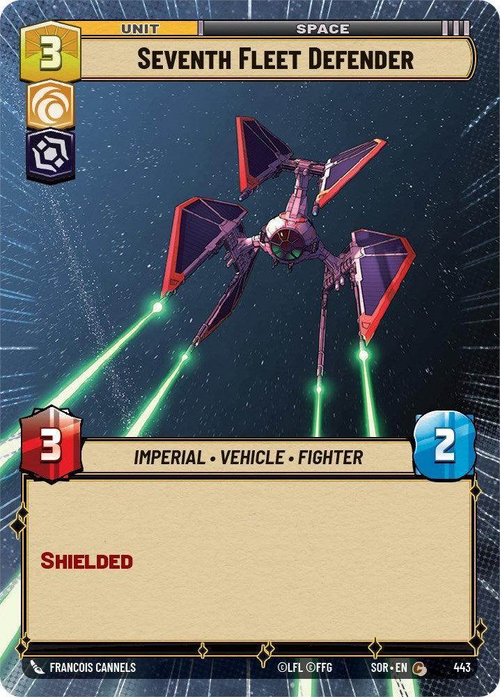  Seventh Fleet Defender (Hyperspace) (443) [Spark of Rebellion] - Trading Card World