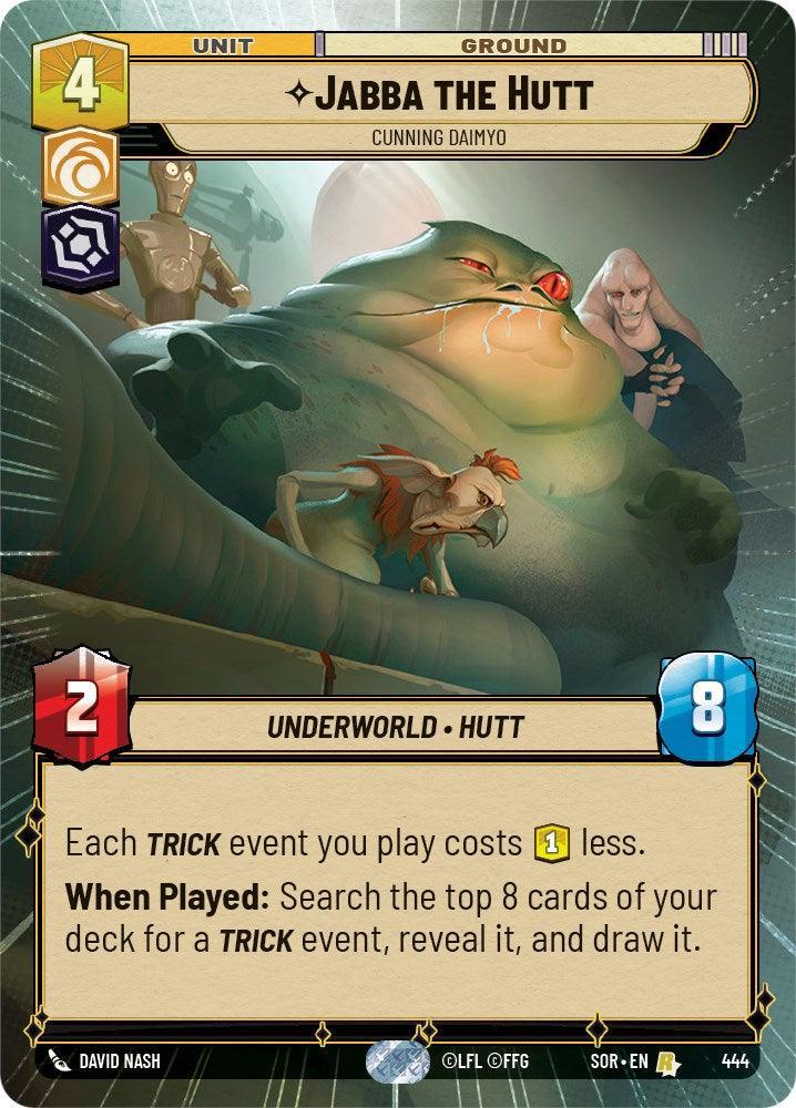  Jabba the Hutt - Cunning Daimyo (Hyperspace) (444) [Spark of Rebellion] - Trading Card World