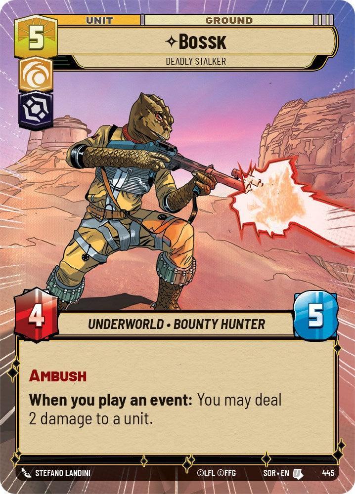  Bossk - Deadly Stalker (Hyperspace) (445) [Spark of Rebellion] - Trading Card World