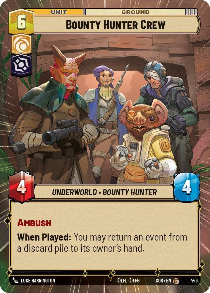  Bounty Hunter Crew (Hyperspace) (446) [Spark of Rebellion] - Trading Card World