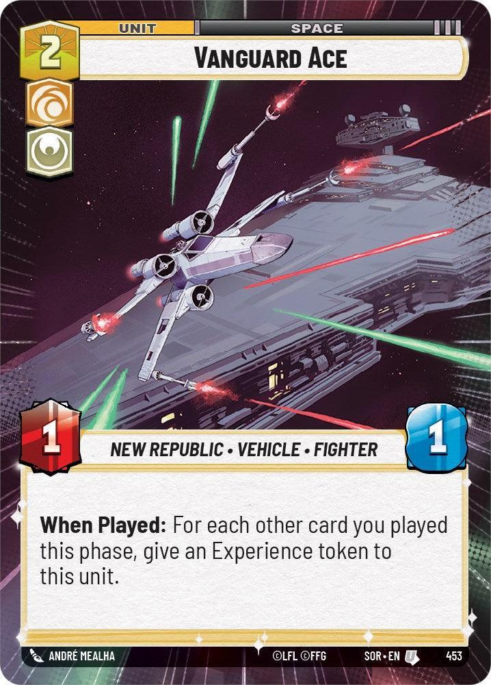  Vanguard Ace (Hyperspace) (453) [Spark of Rebellion] - Trading Card World