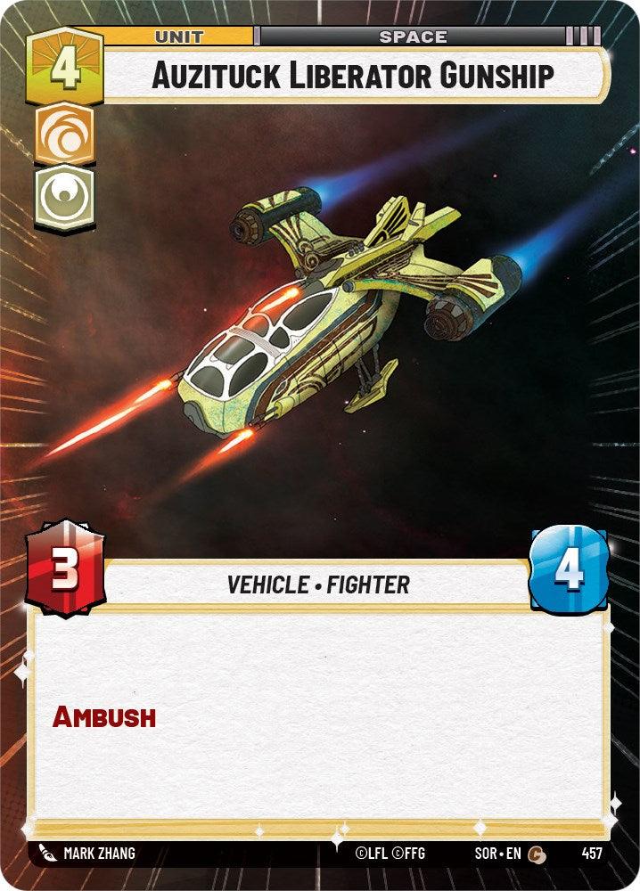  Auzituck Liberator Gunship (Hyperspace) (457) [Spark of Rebellion] - Trading Card World